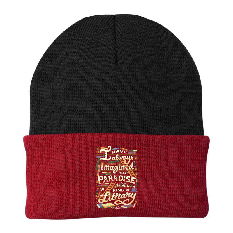 Library Is Paradise Library Beanie by noranajas | Artistshot