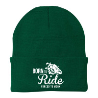 Born To Ride Forced To Work  2= Beanie | Artistshot