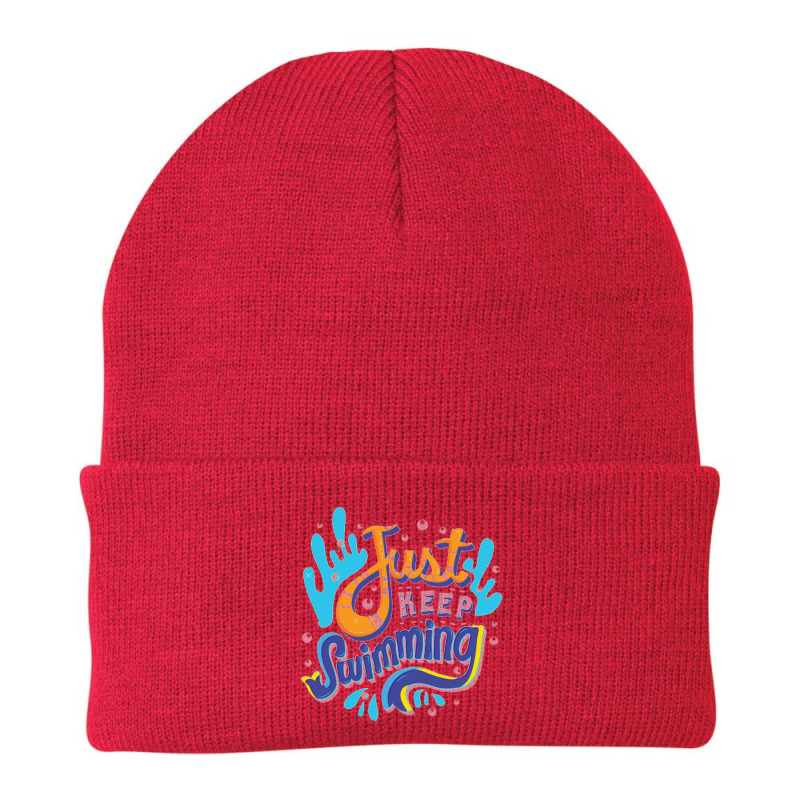 Finding Nemo Just Keep Swimming Beanie | Artistshot