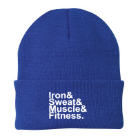 Iron & Sweat & Muscle & Fitness Beanie | Artistshot