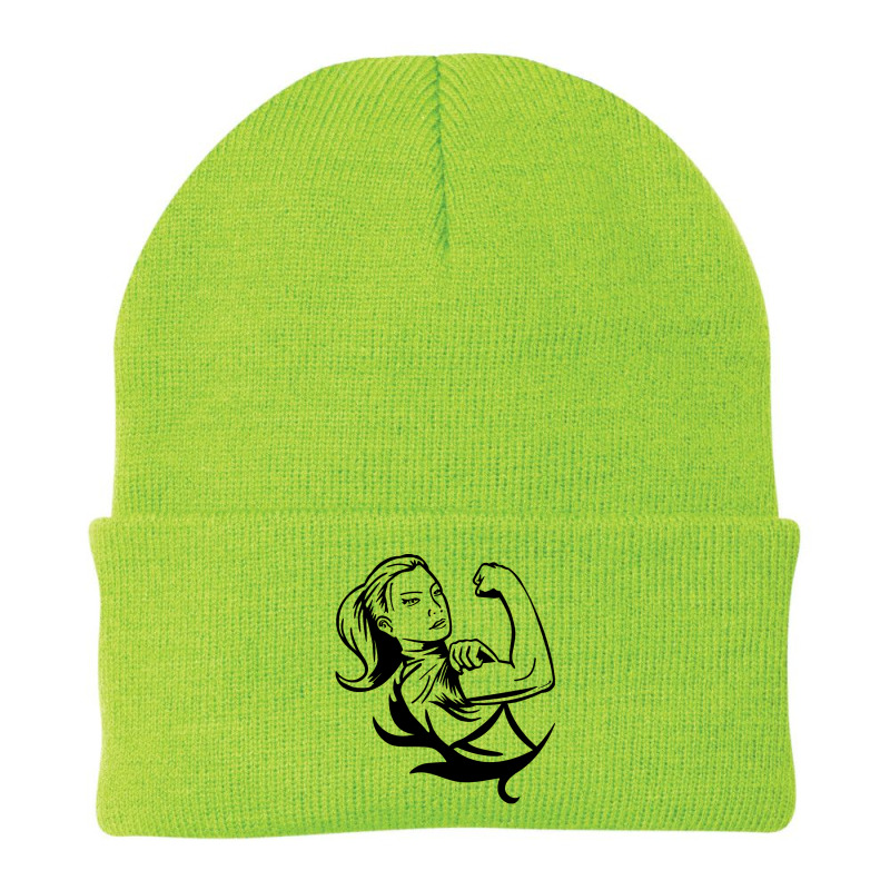 Woman Strong Beanie by cosmicskulles | Artistshot