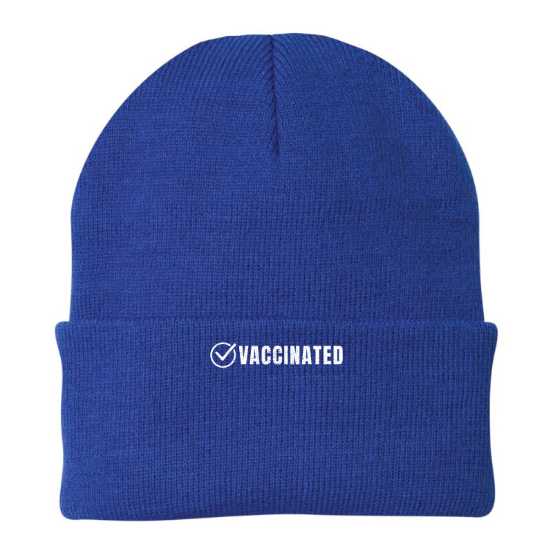 Vaccinated I Got My Vaccine I Got My Shot Fauci Ouchie 2021 T Shirt Beanie by MleczynskiShae | Artistshot