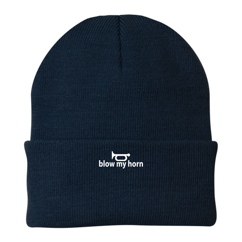 Blow My Horn Funny Beanie by namasari | Artistshot