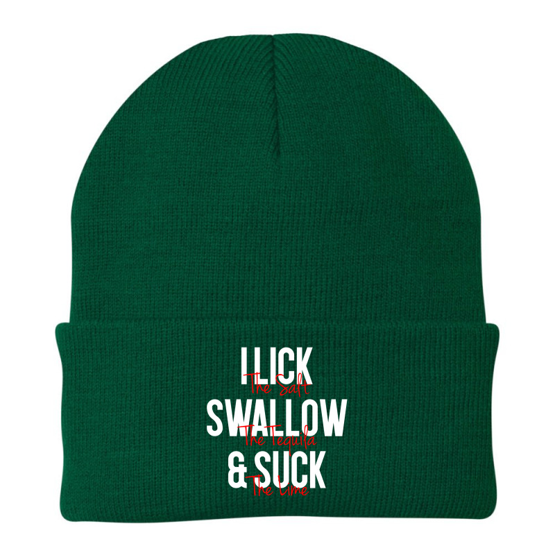 I Lick The Salt Swallow The Tequila And Suck The Lime Beanie by kutai-kingdom | Artistshot