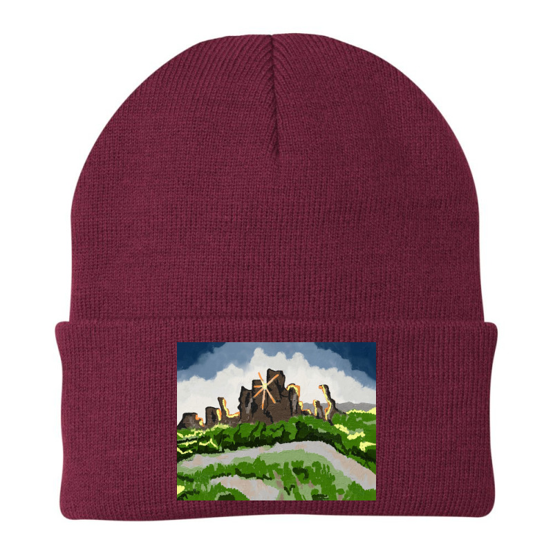 Mountain Landscape Beanie by Doodle Intent | Artistshot