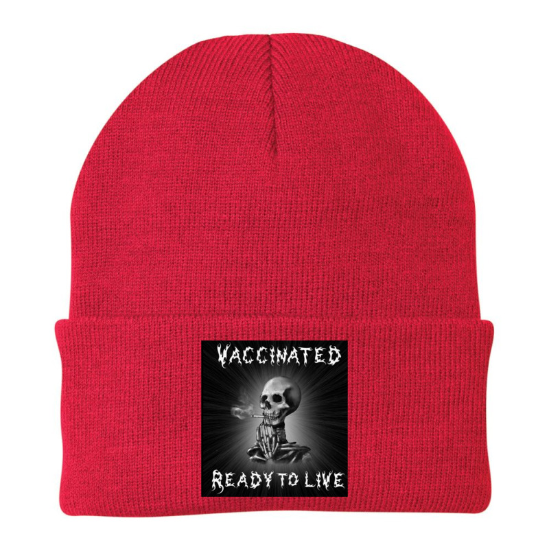 Vaccinated Beanie by trexsapiensord | Artistshot