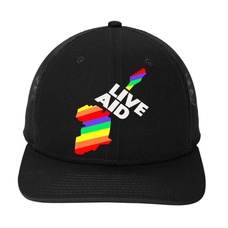 Live Aid Snapback Trucker Cap by asugiarto | Artistshot