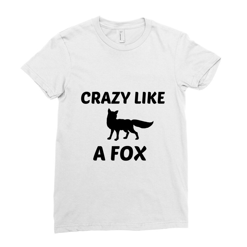 Crazy Fox Ladies Fitted T-Shirt by Perfect Designers | Artistshot