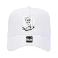 Memento Mori Stay Punk   Funny Goth Rock In Death And Life T Shirt Adjustable Baseball Cap | Artistshot