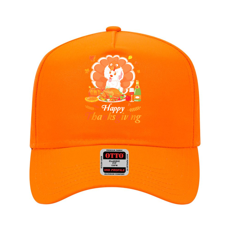 Havanese Dog Thanksgiving Christmas Day T  Shirt Havanese Turkey Costu Adjustable Baseball Cap | Artistshot