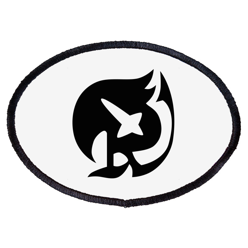 Raven Tail Symbol Oval Patch | Artistshot