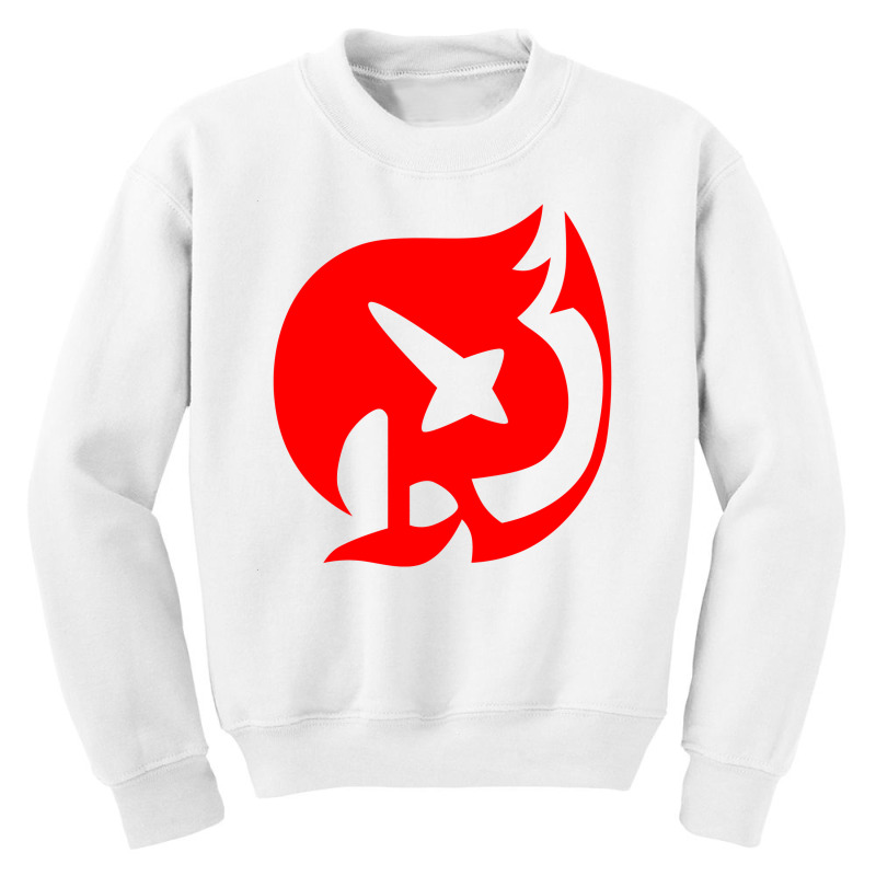 Raven Tail Symbol Youth Sweatshirt | Artistshot