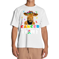 Cancer Messed With The Wrong Heifer Cow Lover Fight Cancer T Shirt Urban Heavy T-shirt | Artistshot