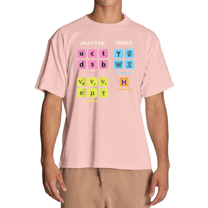 Elementary Particles Standard Model Higgs Boson Lhc Physics T Shirt Urban Heavy T-shirt by rillanerby | Artistshot