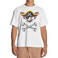 Pirate Cat Oriental Shorthair Mom Funny Halloween Cat Costum T Shirt Urban Heavy T-shirt | Artistshot