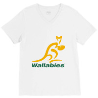 Wallabies Rugby V-neck Tee | Artistshot