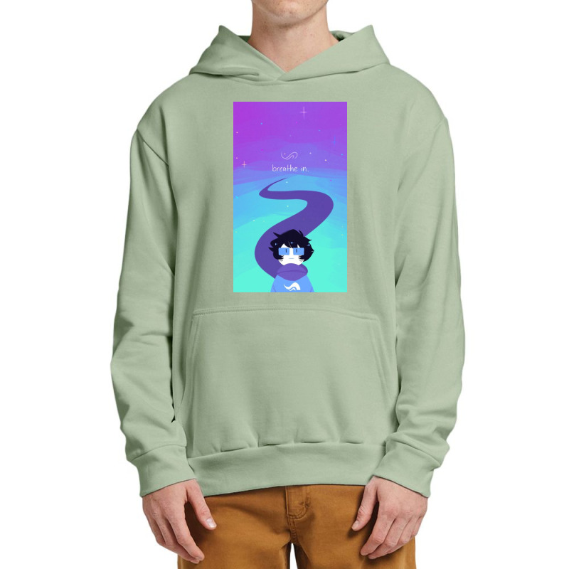 Breathe Out. Urban Pullover Hoodie by Martinok | Artistshot