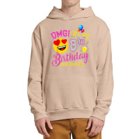 Omg It's My 8th Birthday Girl 8 Years Old Birthday T Shirt Urban Pullover Hoodie | Artistshot