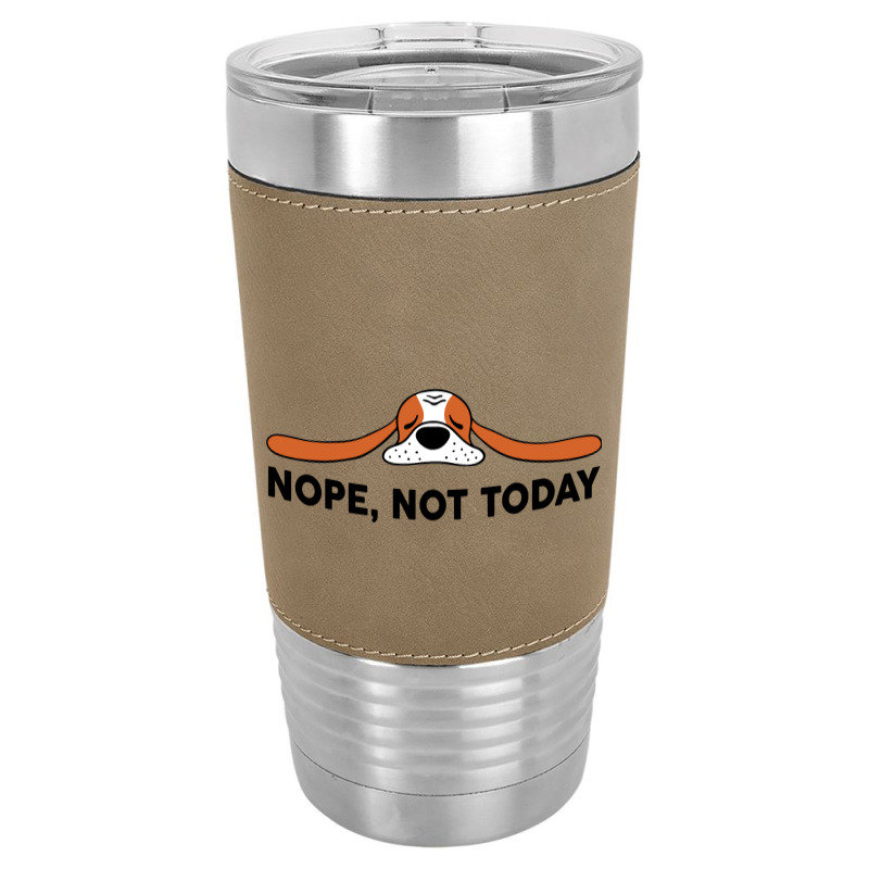 Dog Sleeping Leatherette Tumbler | Artistshot