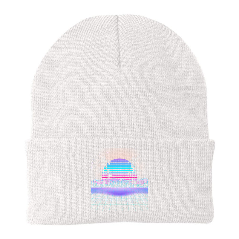 Synthwave T  Shirt Fascinating Dusk Retrowave T  Shirt Beanie by geffertz | Artistshot