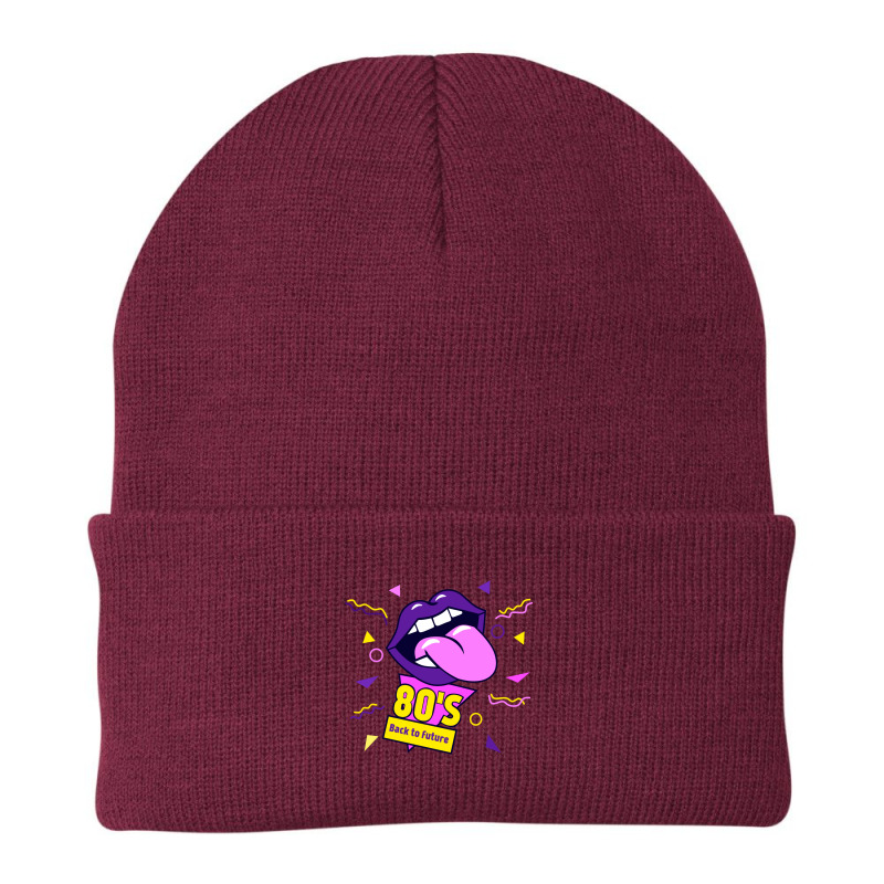 Mouth 80s Retrowave Beanie | Artistshot