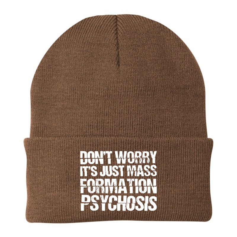 It's Just Mass Formation Psychosis Beanie by Diamond Tees | Artistshot