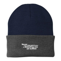 Never Use A Long Word When A Diminutive One Will Suffice Beanie | Artistshot