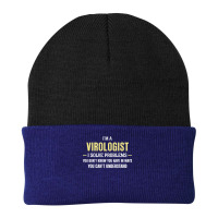 Virologist I Solve Problems Funny Gift Beanie | Artistshot