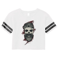 Skull Lightning Scorecard Crop Tee | Artistshot