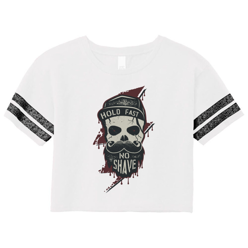 Skull Lightning Scorecard Crop Tee by Biraj | Artistshot