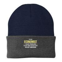 Economist I Solve Problems Funny Gift Beanie | Artistshot