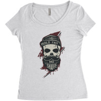 Skull Lightning Women's Triblend Scoop T-shirt | Artistshot