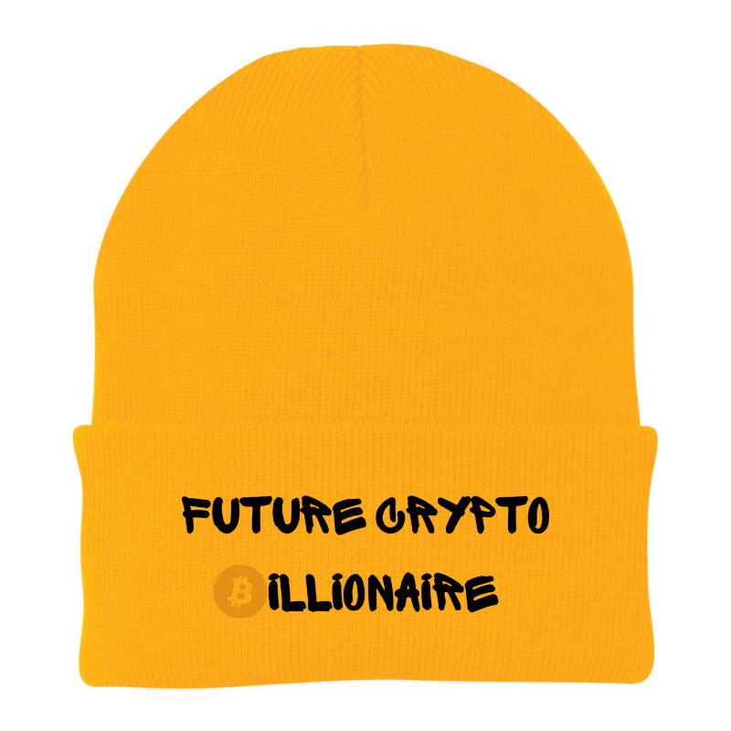 Future Crypto Billionaire Bitcoin Beanie by ShopYes | Artistshot