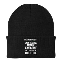 Gift For Freakin' Awesome Marine Biologist Beanie | Artistshot