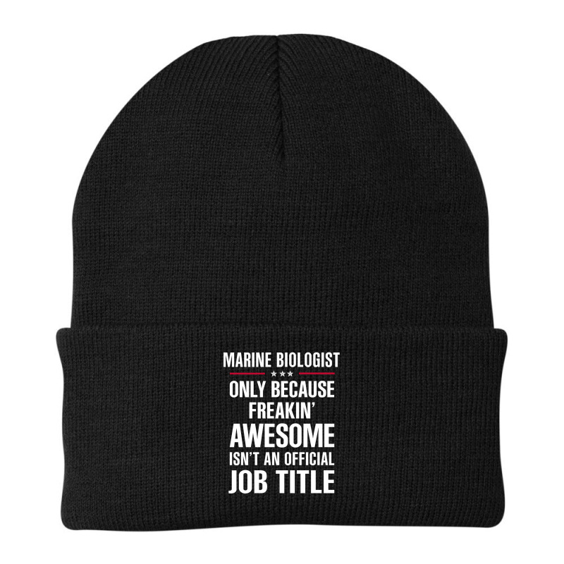 Gift For Freakin' Awesome Marine Biologist Beanie by thanchashop | Artistshot