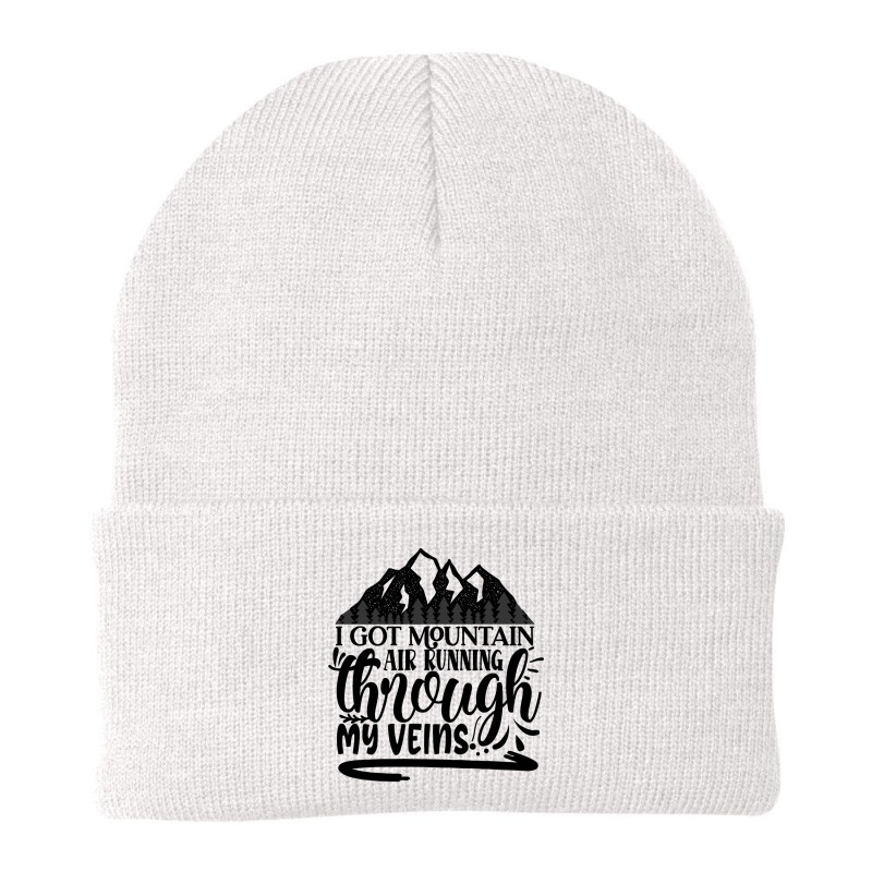 I Got Mountain Air Running Through My Veins Beanie by romisiantaka | Artistshot