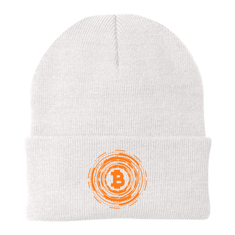 Crypto Bitcoin Beanie by Lissette | Artistshot