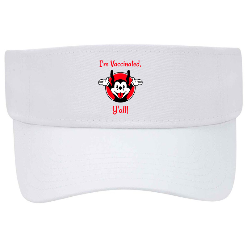 Happy Dog Vaccinated   Vaccinated Visor hat by obatpari | Artistshot