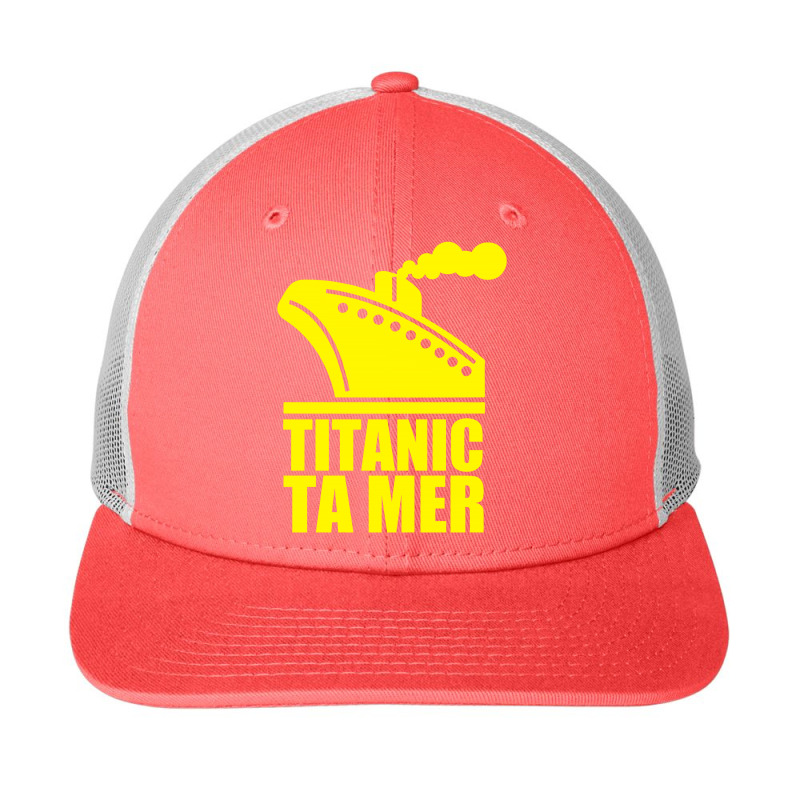 Titanic Ta Mer Snapback Trucker Cap by Specstore | Artistshot