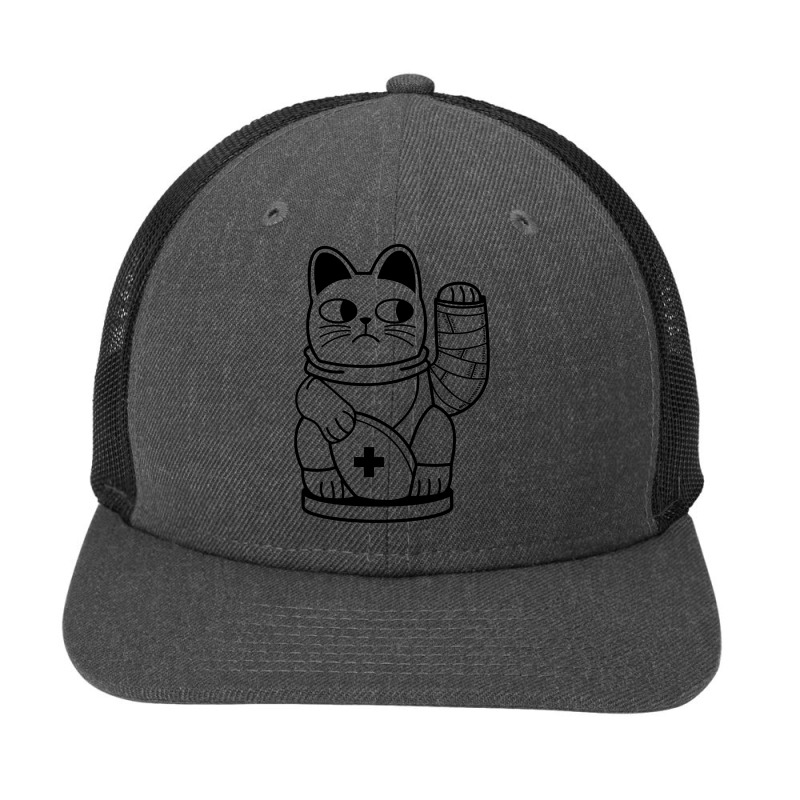 Unlucky Cat Snapback Trucker Cap by Specstore | Artistshot