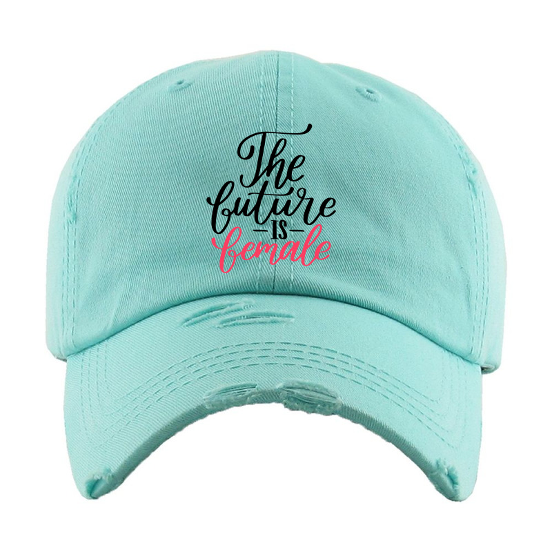 Future Is Female Hand Lettering Style Ponytail Cap by Bertaria | Artistshot