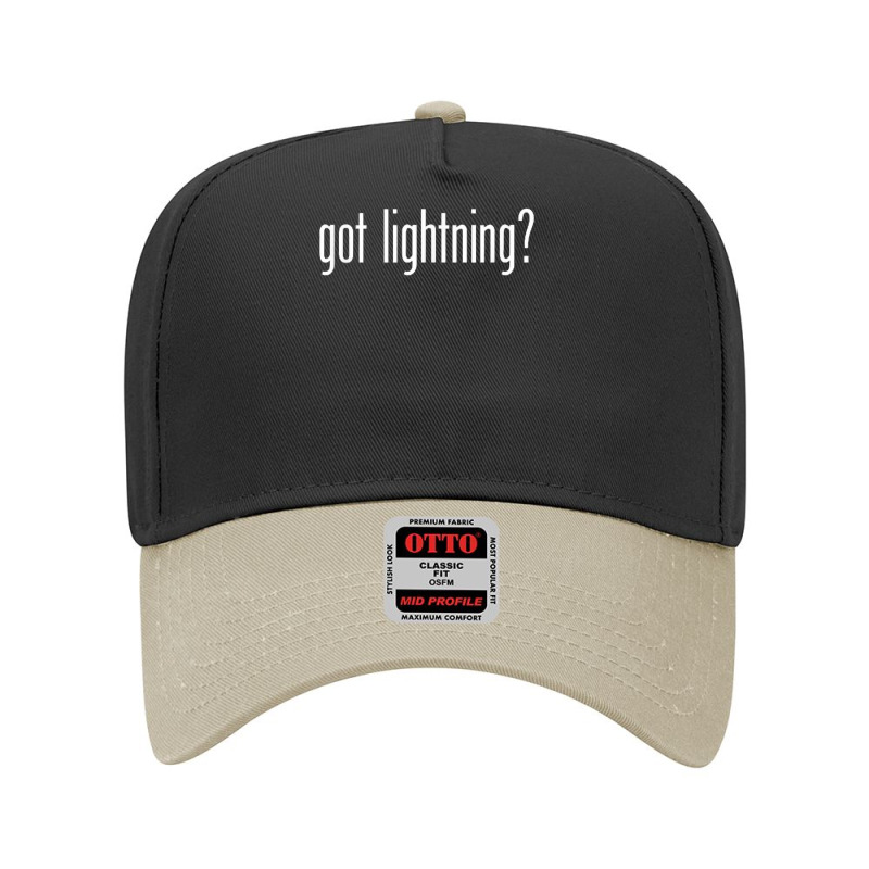 Got Lightning Classic Retro Weather Fun Thunderstorm Meme T Shirt Adjustable Baseball Cap by riesshrpulice9gx | Artistshot