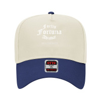 Fortis Fortuna Adiuvat Latin Quote T Shirt Adjustable Baseball Cap | Artistshot