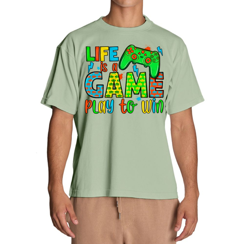 Life Is A Game Play To Win Urban Heavy T-shirt | Artistshot