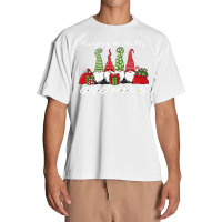 Hanging With My Gnomies Funny Gnome Friend Christmas T Shirt Copy Urban Heavy T-shirt | Artistshot