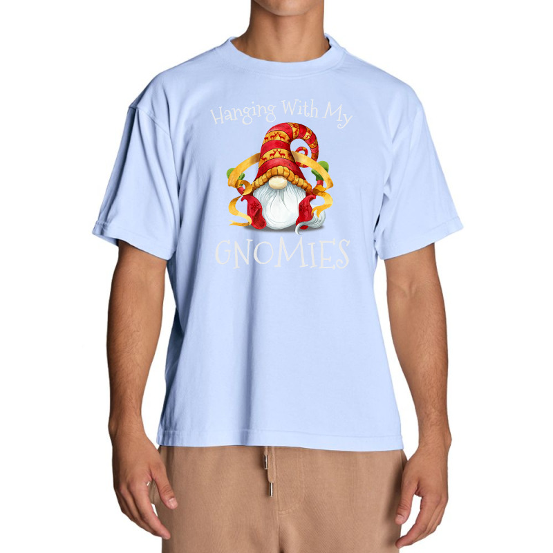 Hanging With My Gnomies Nordic Santa Gnome Christmas T Shirt Copy Copy Urban Heavy T-shirt | Artistshot