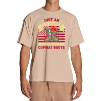 Just An Old Woman Who Wore Combat Boots Veteran Costume T Shirt Urban Heavy T-shirt | Artistshot