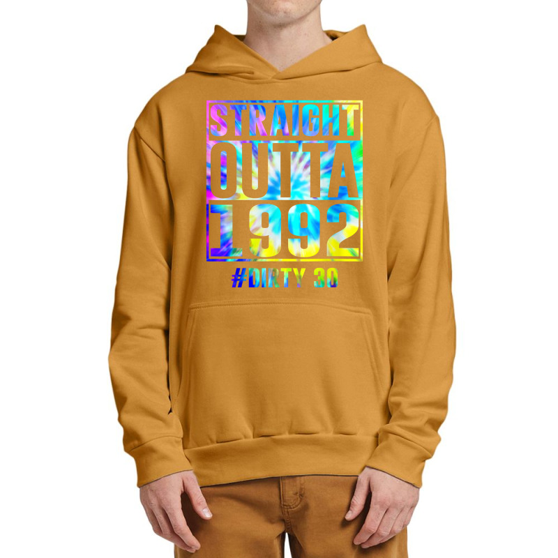 Straight Outta 1992 Dirty Thirty Funny 30th Birthday Gift T Shirt Urban Pullover Hoodie | Artistshot