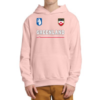 Greenland Sportsoccer Jersey Tee Flag Football Nuuk T Shirt Urban Pullover Hoodie | Artistshot