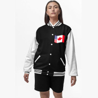 Canada T  Shirt Canada Flag U S A Flag American Canadian Friendship Ca Bomber Jacket | Artistshot